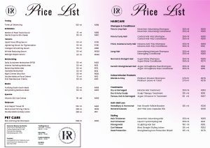 Pricelist